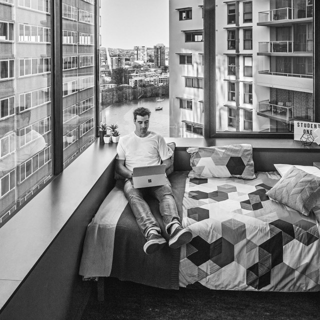 Student One on Adelaide Street