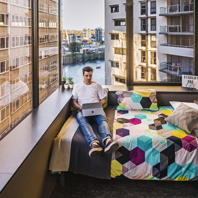 Student One on Adelaide Street